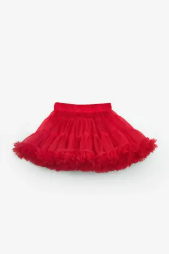 Qizil qiz bola tutu yubka - Bonita-Qizil - 4