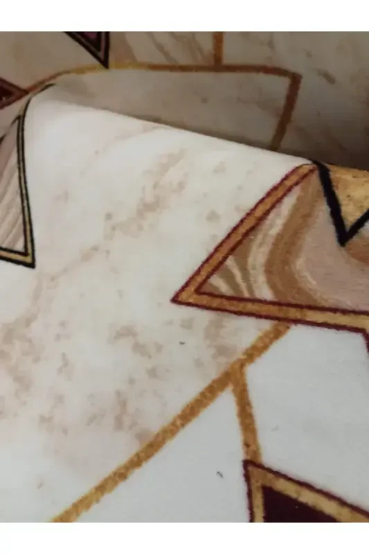 Qizil sirpanmaydigan yo'lakcha - Yuviladigan to'rt faslli gilam | Mehmonxona, hammom, balkon, yoshlar xonasi - Qizil - 2