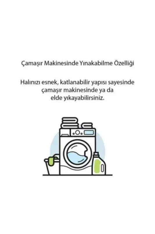 Qizil sirpanmaydigan yo'lakcha - Yuviladigan to'rt faslli gilam | Mehmonxona, hammom, balkon, yoshlar xonasi - Qizil - 4