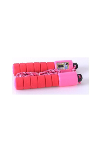 Qizil sozlanadigan bolalar uchun bolalar sakrash arqoni - sport arqoni - MOYASHOP (1)