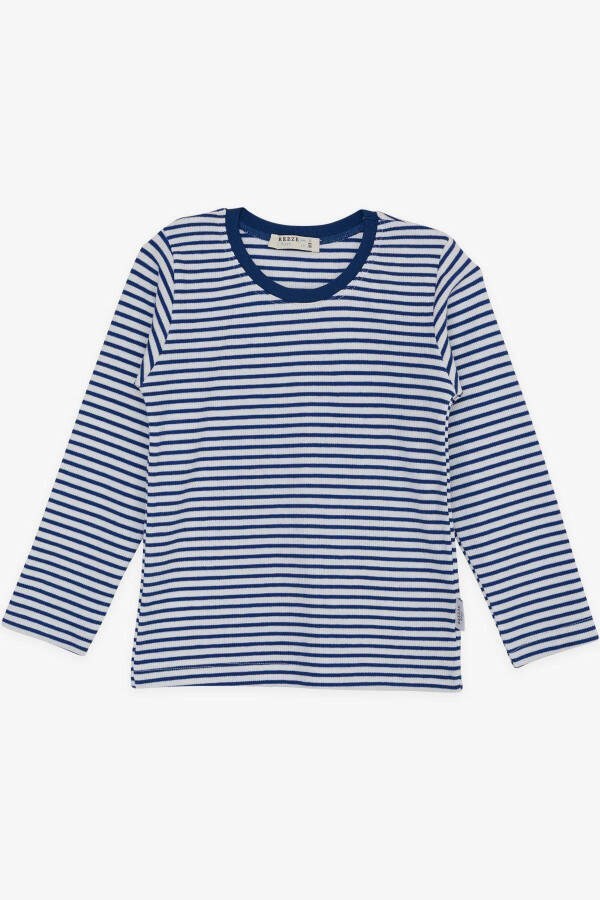 Qizlar & Bolalar Erkak Bebek Uzun Yengli Futbolka Chiziqli - 1