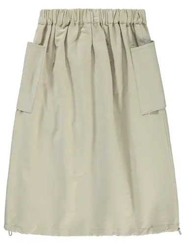 Qizlar Qiz Bola Etek 6-9 Yosh Bej-Bej - LC WAIKIKI (1)