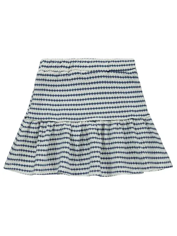 Qizlar Qiz Bola Etek 6-9 Yosh Element Moviy-Moviy - 2