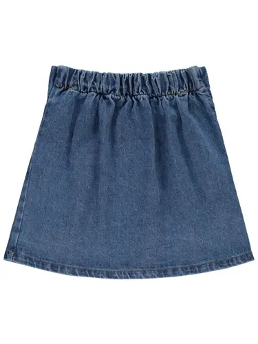 Qizlar Qiz bola Etek 6-9 Yosh Moviy-Moviy - LC WAIKIKI (1)