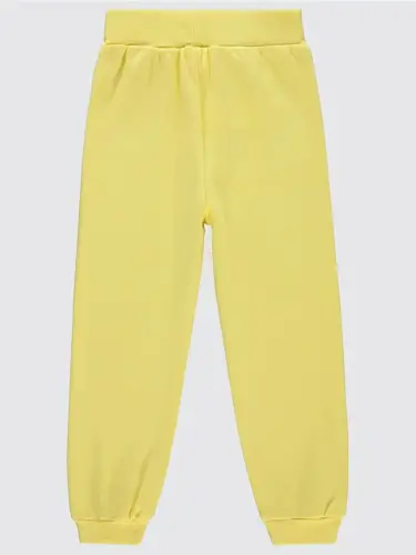 Qizlar Qiz Bola Sport Kiyimi 2-5 Yosh Sariq-Sariq - LC WAIKIKI (1)