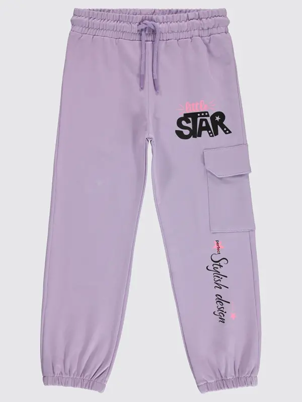 Qizlar Qiz bolalar sport shimlari 10-13 yosh Digital Lavanda-Binafsha - LC WAIKIKI