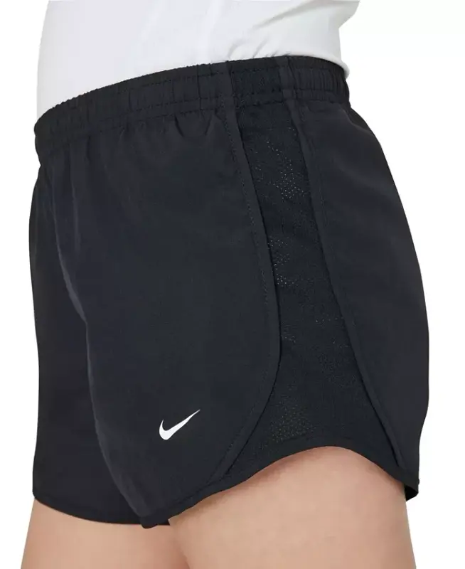 Qizlar uchun 7-16 Dri-Fit Tempo yugurish shortiklari - Qora - 4