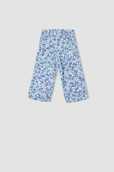 Qizlar uchun Culotte Fit Keng Oyoqli Shimlar - 3