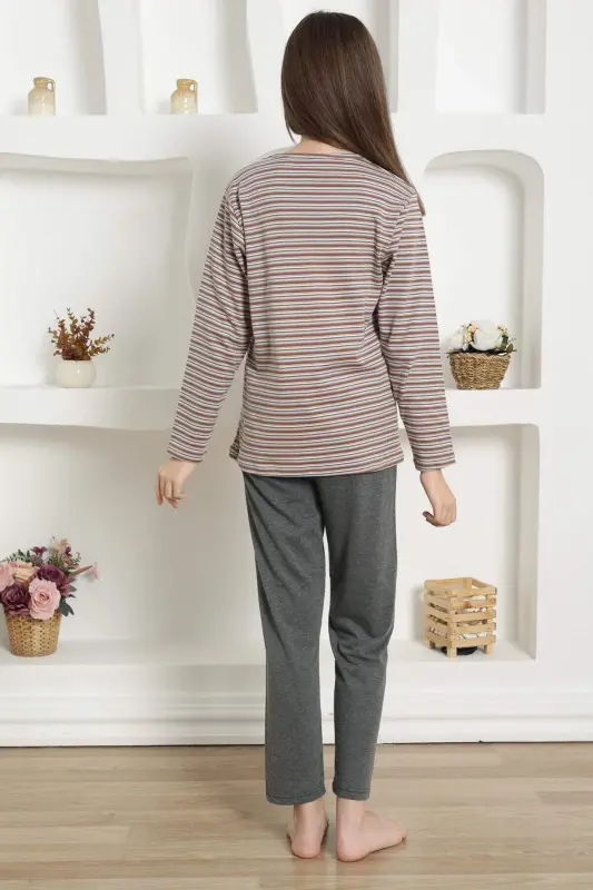 Qizlar uchun Paxta Pijama To'plami 20424 - 2