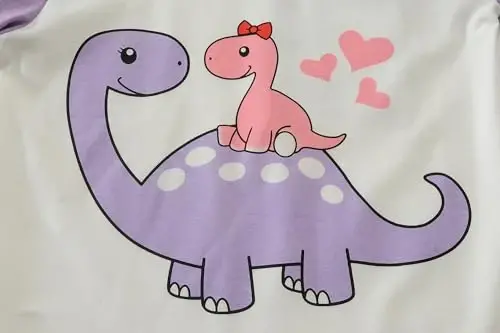 Qizlar uchun qisqa yengli pijamalar 100% paxta Toddler Pjs Mermaid Uxlash kiyimlari Unicorn Pijama Yozgi kiyimlar to'plamlari 1-7T - 3