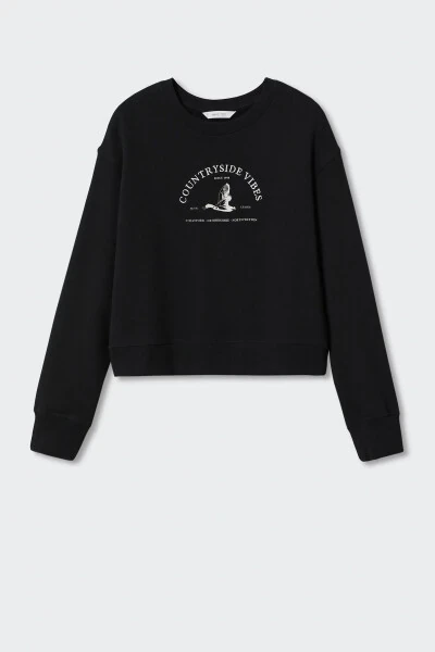 Qizlar uchun qora futbolka - 3