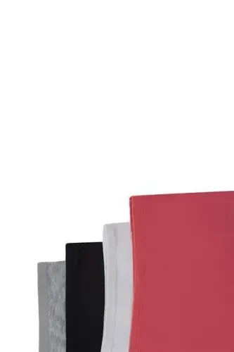 Qizlar uchun rangli 5 dona licrali boksyor tayt - 8