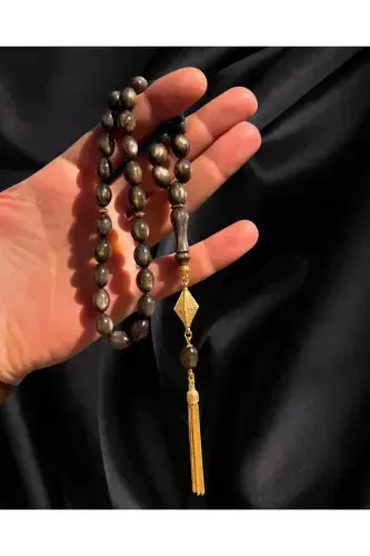 Qoʻlda ishlangan yongʻoq tosh tespix — kumush dizayn va hashamat - 4