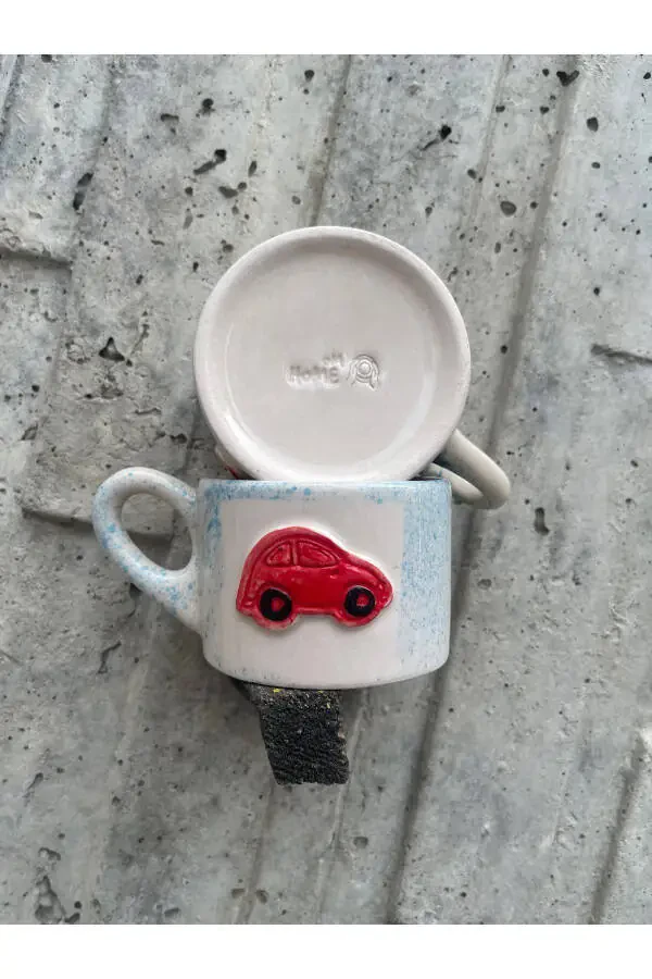 Qo'lda tayyorlangan Tosbaa Keramik choy va kofe chashkasi Turk kofe finjani Kupa sovg'a - 4