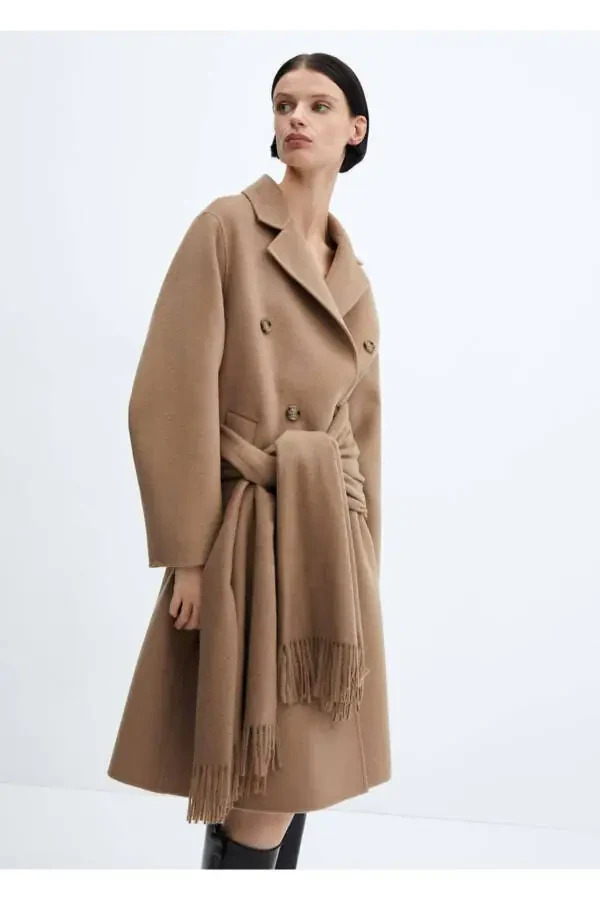 Qoʻlda tikilgan katta yun palto - 5