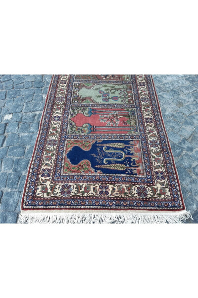 Qo'lda To'qilgan Jun Kayseri Toza PAlas - 103x310 Sm - Rnr10 - 5