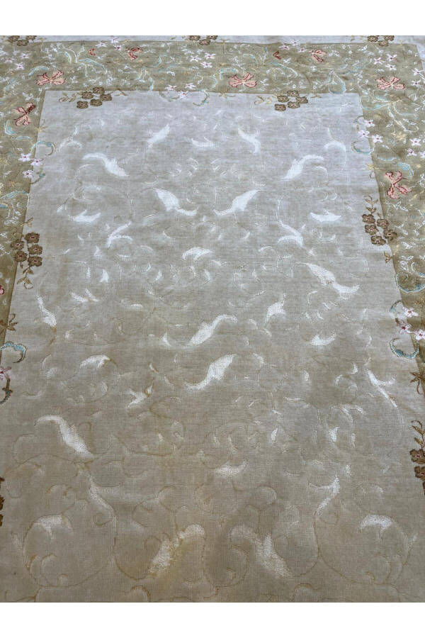 QO'LDA TO'QILGAN MAHALLIY UŞOQ GILAMI - 203x305 - 2