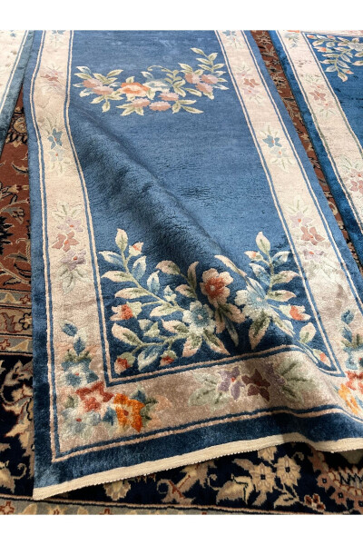 Qo'lda to'qilgan Xitoy ipak yoʻlakchasi, 3 dona mavjud, oʻlchami 303x70 - 3