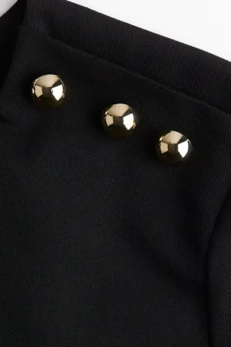 Qo'ng'iroq ko'ylak - Qora - H&M (1)