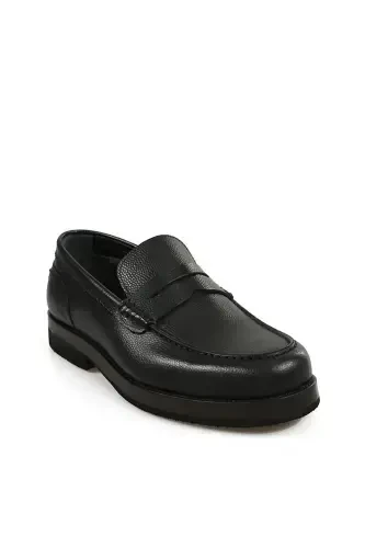 Qora 100% charm loafer poyabzal Eva taglik poyabzal - Modazone (1)
