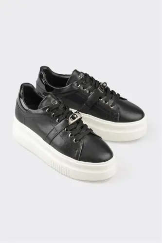 Qora ayollar sport poyabzali - Qora - ELLE SHOES (1)