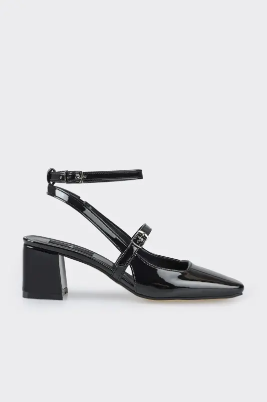 Qora ayollar uchun poshnali poyafzal - ELLE SHOES
