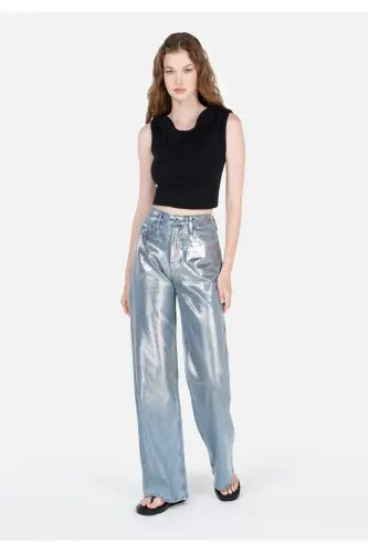 Qora ayollar uchun T-shirt qisqa yengli - 3
