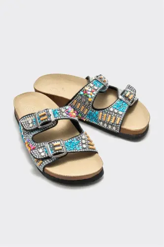 Qora charm ayollar shippaklari-Qora - ELLE SHOES (1)