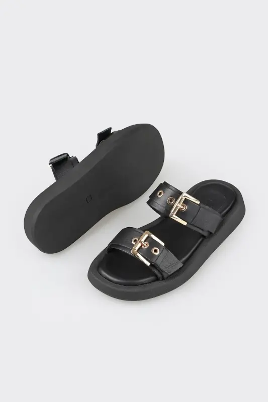 Qora charm ayollar sport shippaklari - 3