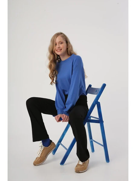 Qora cho'ntakli sport shim-qora 