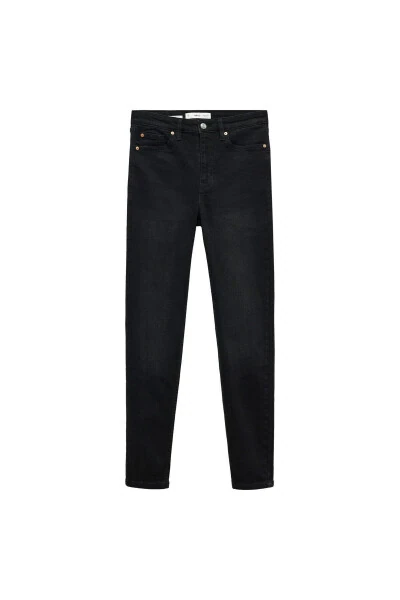 Qora denim ayollar shim 67050291 - 4