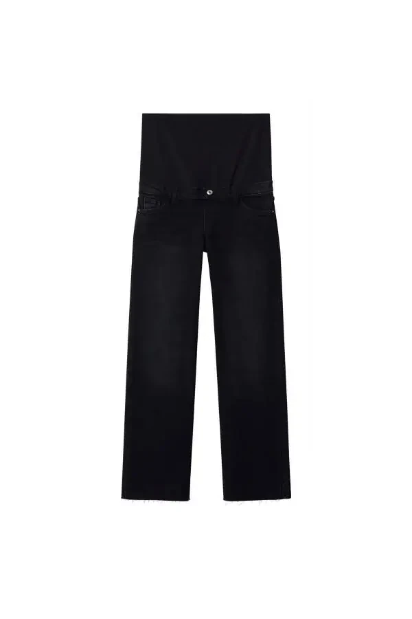 Qora denim ayollar shimi - 4