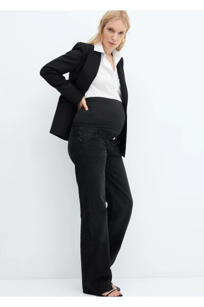 Qora denim ayollar shimi - 6