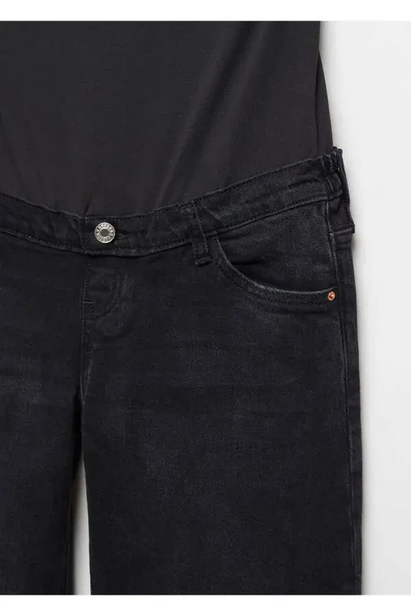 Qora denim ayollar shimi - 8