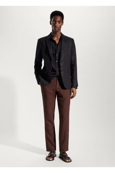 Qora Erkak Paltosi 47005599 - MANGO MAN