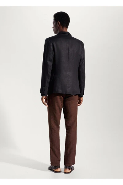 Qora Erkak Paltosi 47005599 - 9