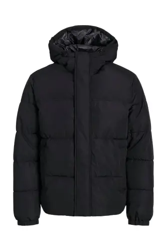 Qora erkaklar ko'ylagi 12256974_JJEBRADLEY PUFFER HOOD SN - 8
