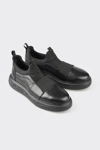 Qora erkaklar sport poyabzali - ELLE SHOES (1)