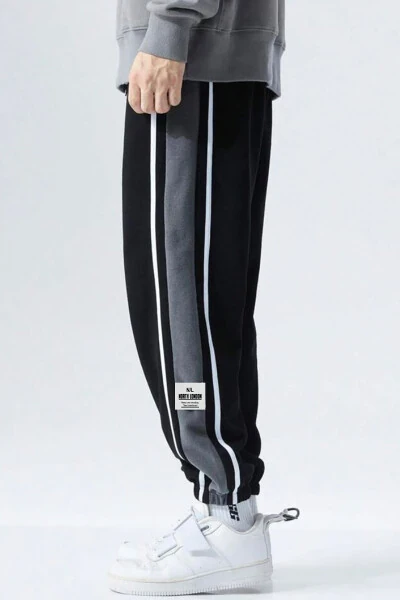 Qora erkaklar uchun sport shimlari - 5