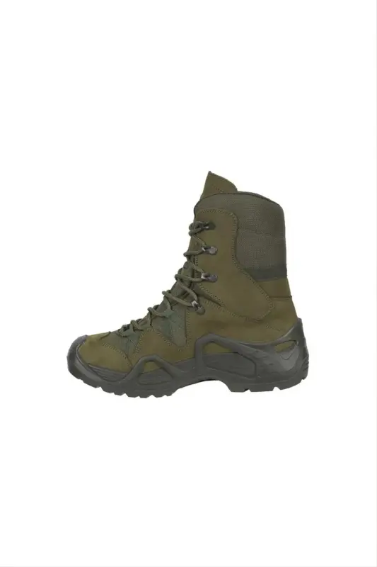 Qora harbiy etik WATERPROOF qishki erkaklar trekking krossovkasi Suv va sovuq o'tkazmaydigan termal taktik etik - xaki - 4