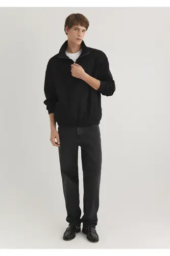 Qora ko'ylak Oversize / Keng bichim 0211137-900 - MAVI (1)