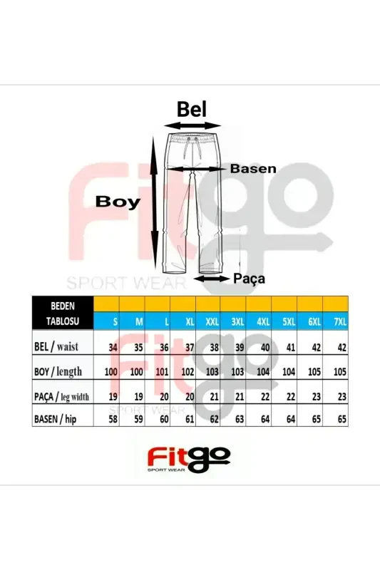 Qora-Kulrang Erkaklar Keng Kesimli To'g'ri Poychali Sport Shim-Qora - 3
