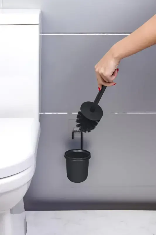 Qora Magic Fix sehrli yopishqoq tualet cho'tkasi - 3