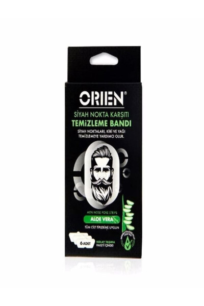 Qora nuqtaga qarshi tozalovchi lenta, terilarni toraytiruvchi, aloe vera erkaklar uchun terini parvarish qilish - ORIEN