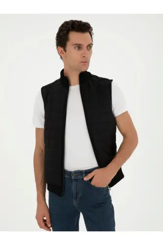 Qora Palto Jilet 50287900-VR046-Qora - 3