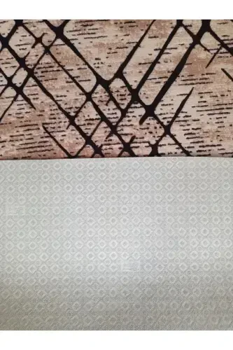 Qora sirpanmaydigan yo'lak - Yuviladigan to'rt faslli gilam | Mehmonxona, hammom, balkon, yoshlar xonasi-qora - 3