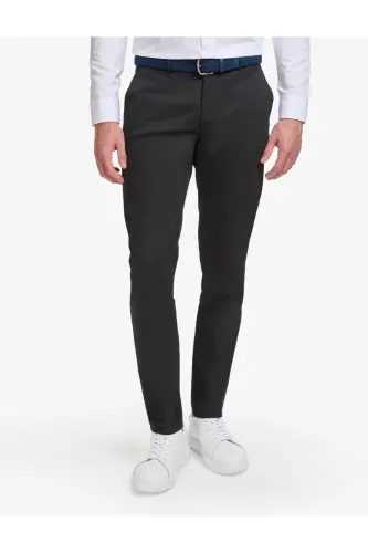Qora Slim Fit kanvas shim - PIERRE CARDIN (1)