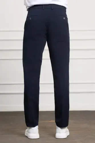 Qora Slim Fit Tor Kesimli Yon Cho'ntak Bog'ichli Jogger Erkak Shim - 3