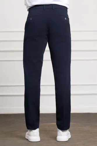 Qora Slim Fit Tor kesimli yon cho'ntakli bog'ichli Jogger erkaklar shim - K.Qora - 3