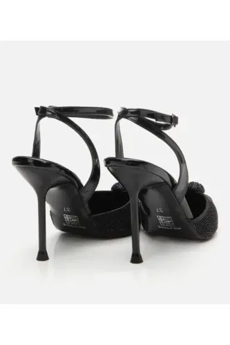 Qora xonim toshli stiletto - 6